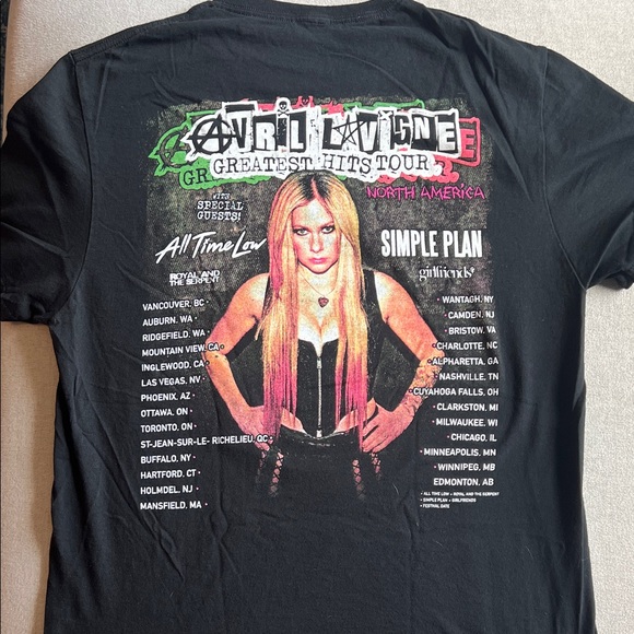 Avril Lavigne 2024 Greatest Hits Tour Shirt - Picture 4 of 5